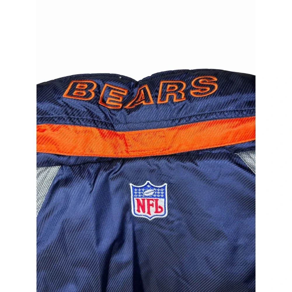 Starter Chicago Bears Jacket XL NFL Pro Line Pullover Blue Orange Vintage